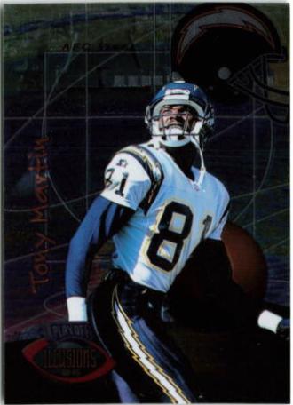 Tony Martin #112 1996 Playoff Illusions Football