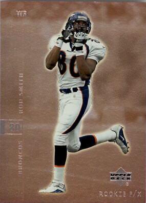 Rod Smith #27 Football Cards 2001 Upper Deck Rookie F/X