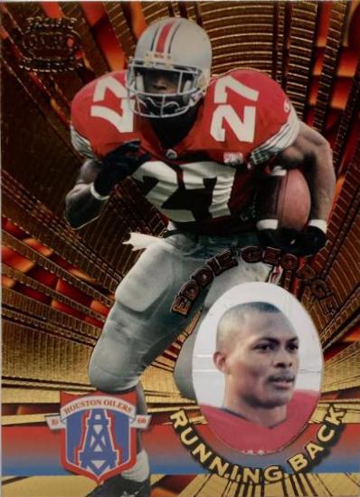 Eddie George #I-56 Football Cards 1996 Pacific Invincible