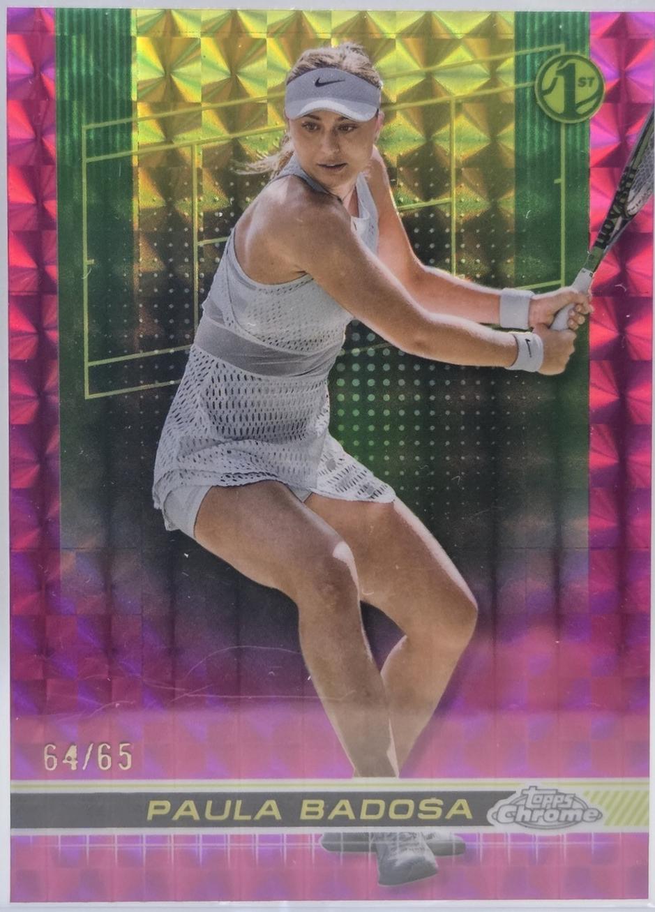 Paula Badosa [Pink Geometric Refractor] #64