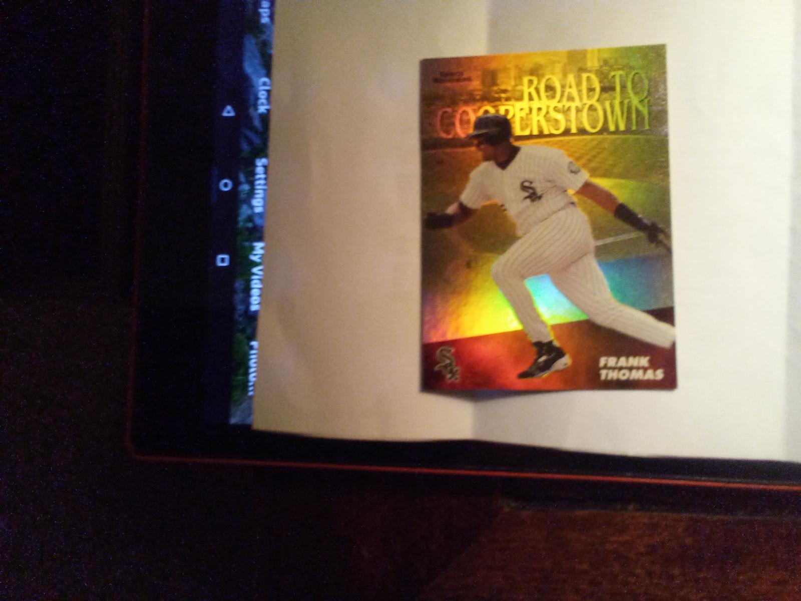 Frank Thomas #10 of 10 RC Baseball Cards 1998 Sports Illustrated Then & Now Road to Cooperstown