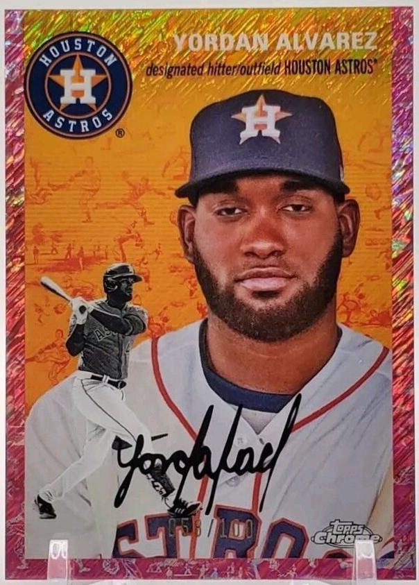 Yordan Alvarez [Cream Fuchsia Lava Refractor] #294
