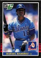 Rafael Ramirez #86 Baseball Cards 1985 Leaf Prices