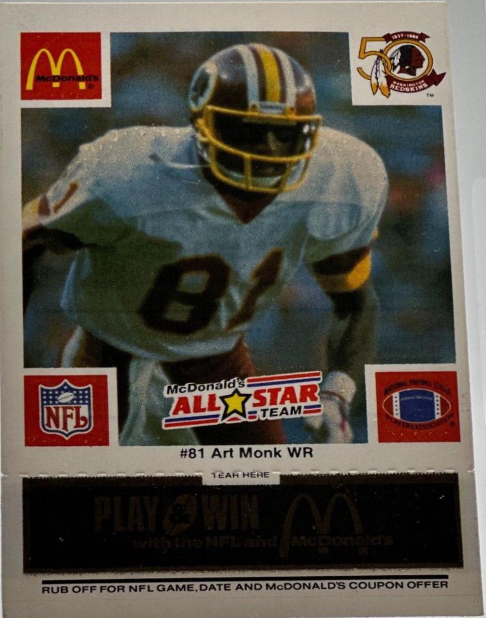 1986 Art Monk [Black] #81