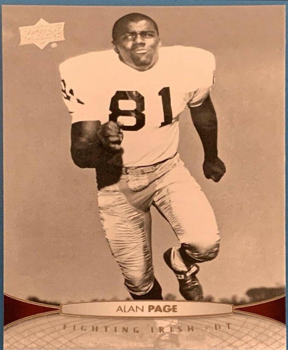 Alan Page #2 Football Cards 2012 Upper Deck