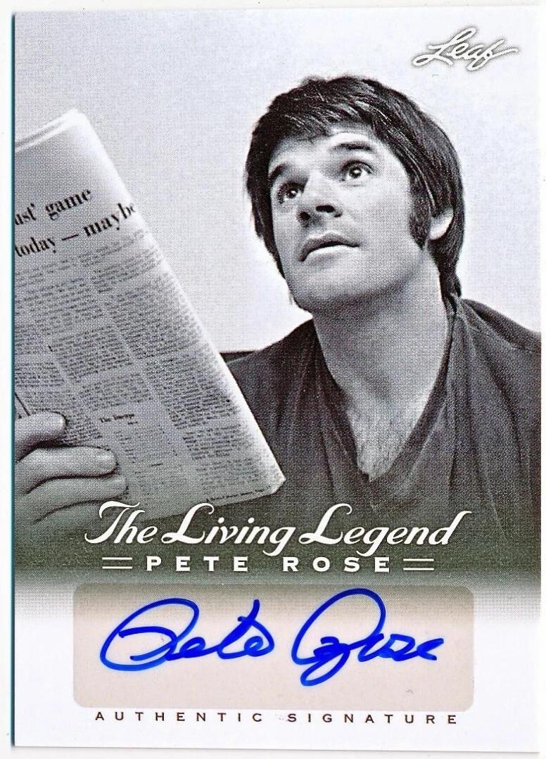 Pete Rose #AU-9 2012 Leaf The Living Legend Autograph Baseball
