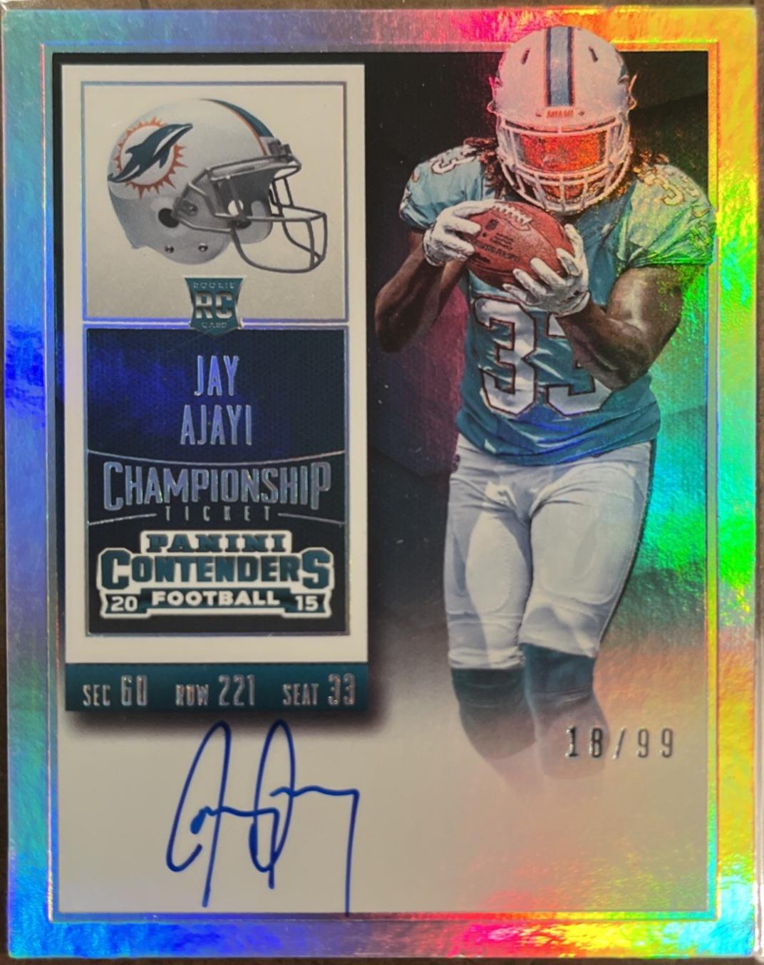 Jay Ajayi [Facing Forward Autograph Championship Ticket] #219