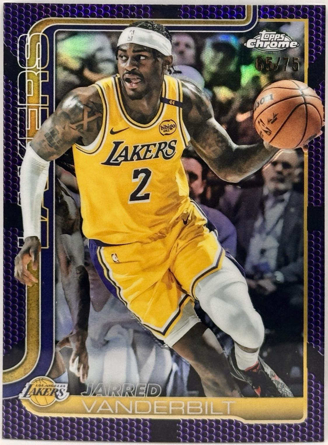 Jarred Vanderbilt [Purple Basketball Refractor] #154