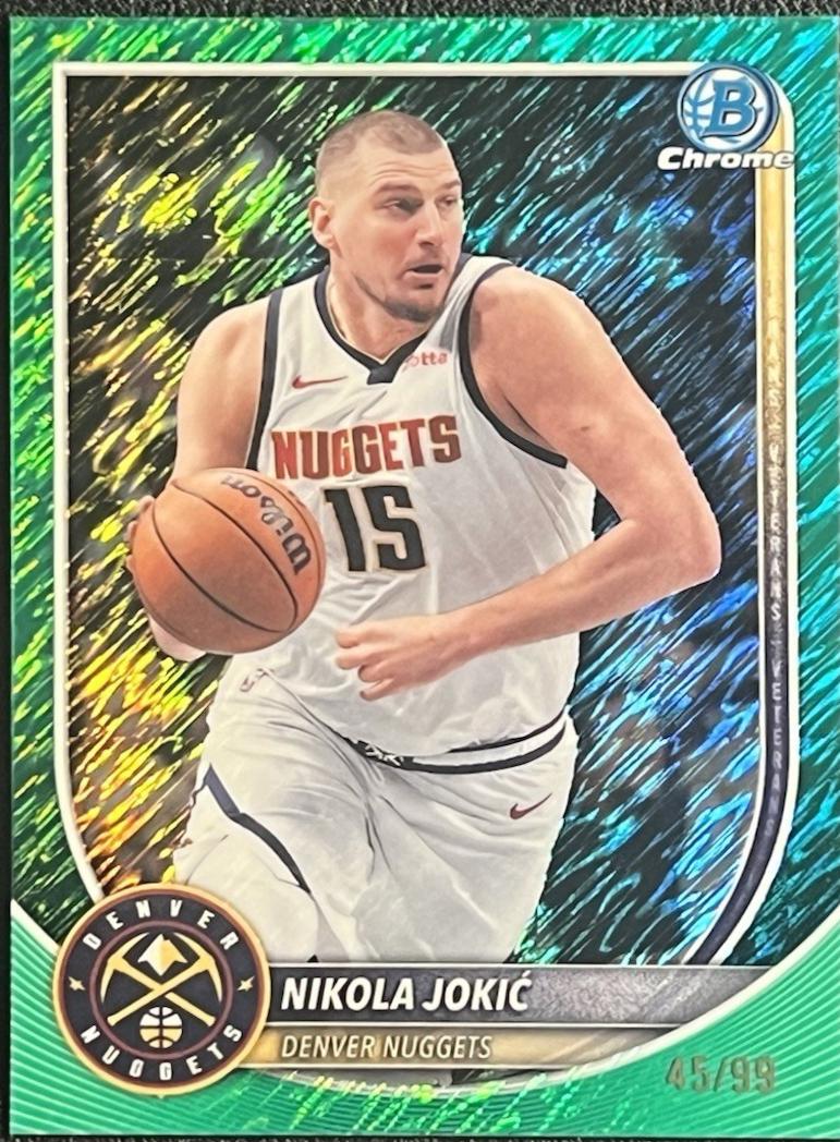 Nikola Jokic [Green Shimmer Refractor] #BCV-100