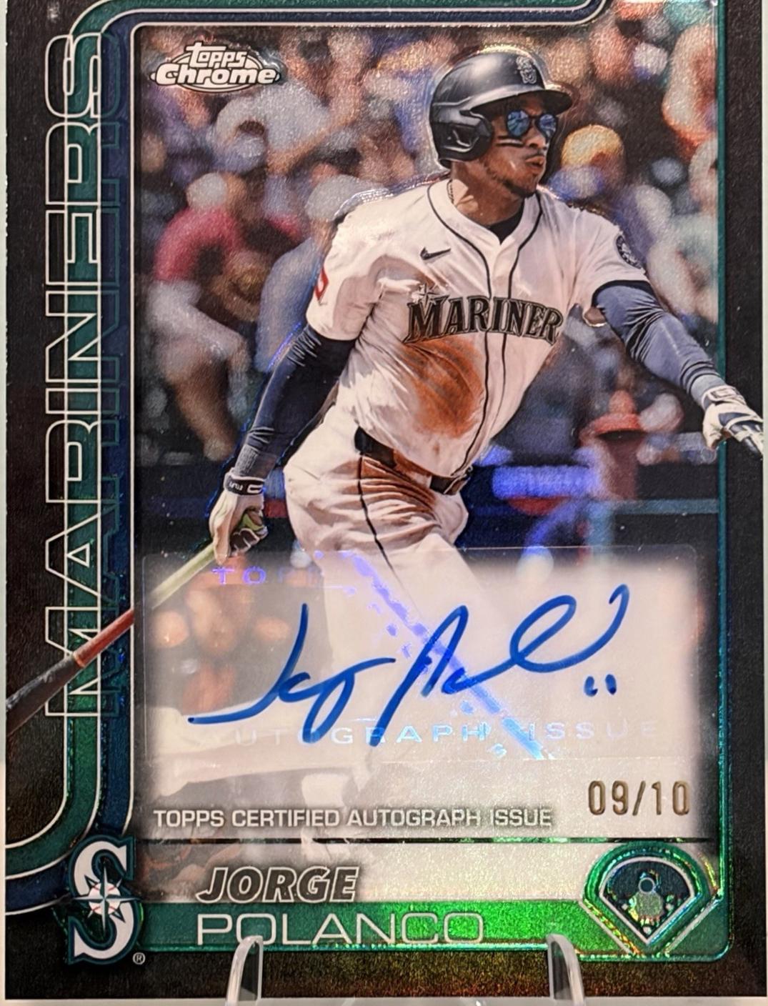 Jorge Polanco [Black Refractor] #AC-JP