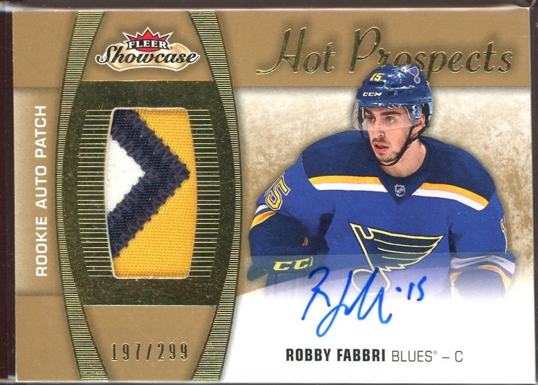 Robby Fabbri #194 2015 Fleer Showcase Hockey