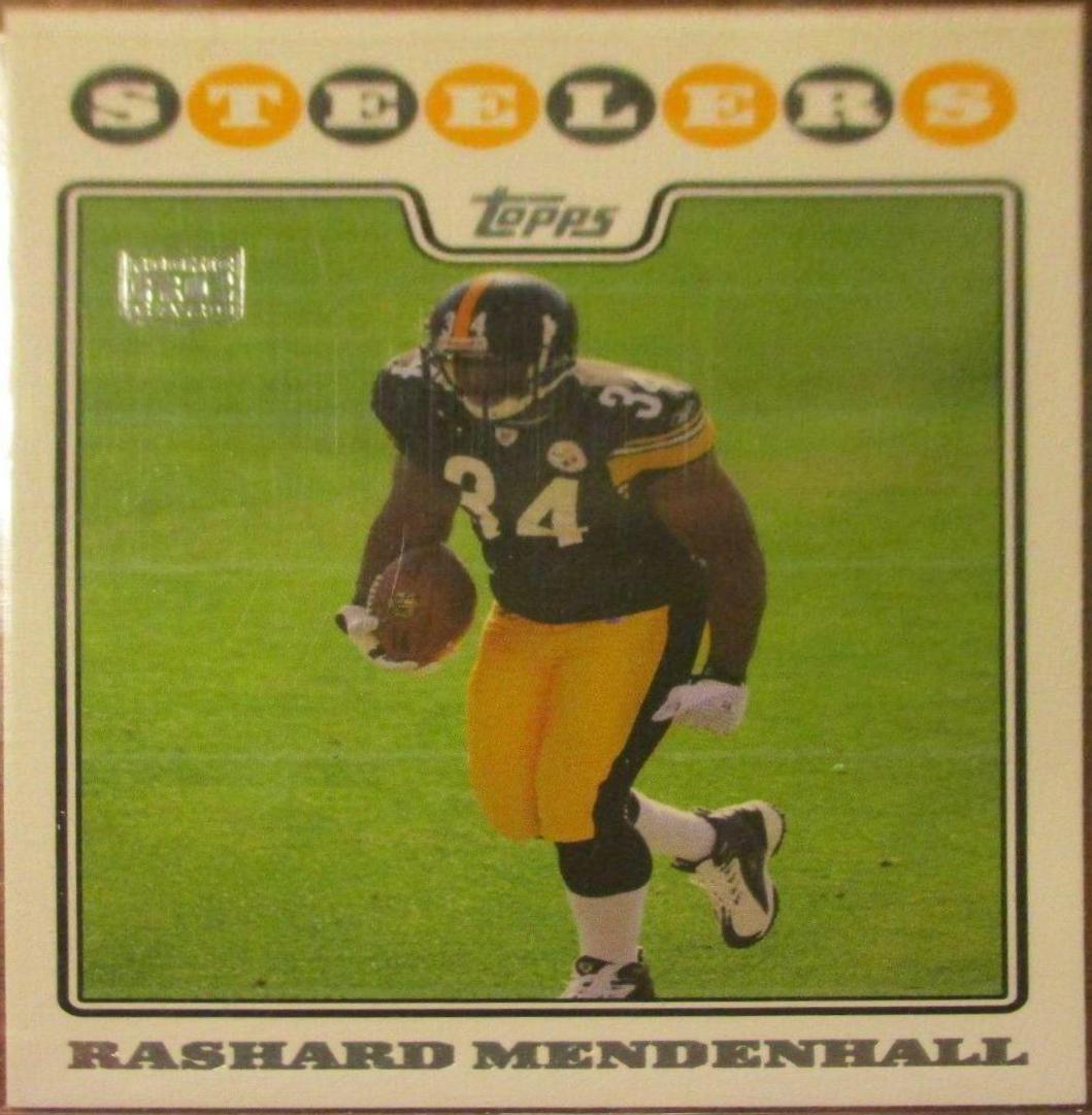 Rashard Mendenhall #347 Football Cards 2008 Topps