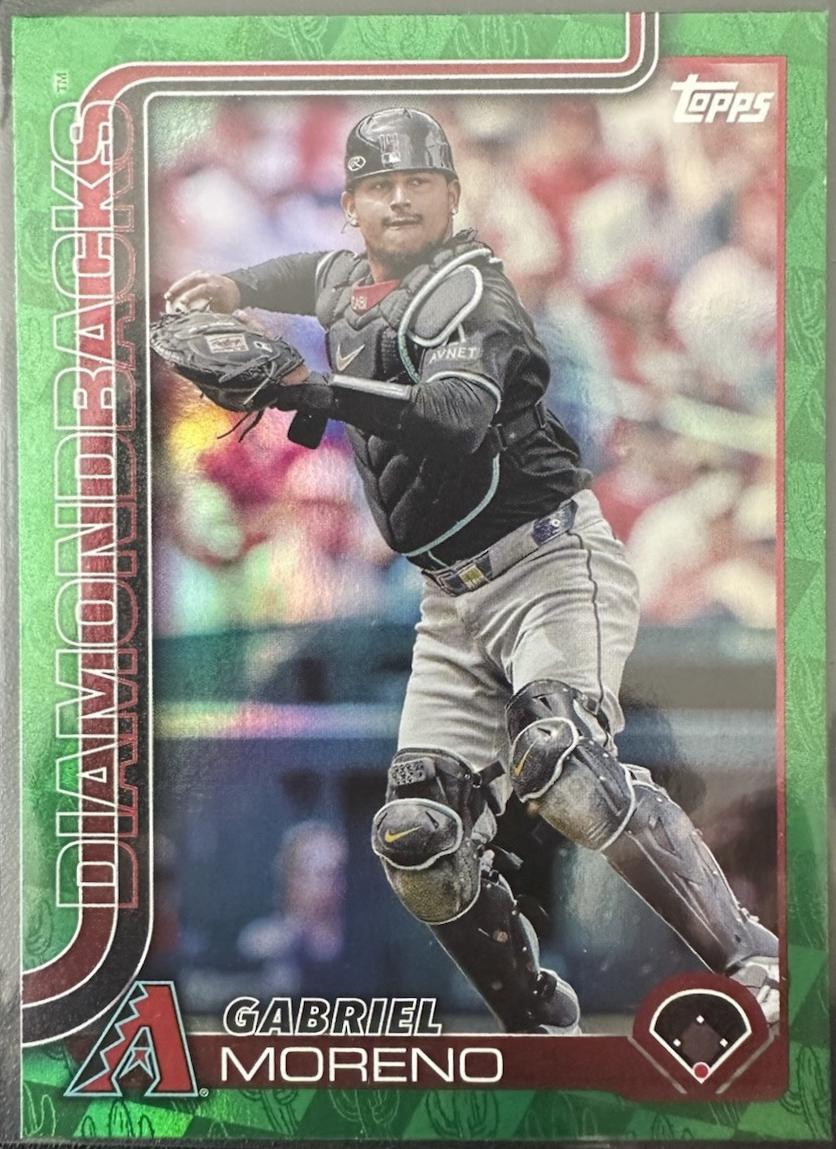 Gabriel Moreno [Green Foil] (2025 Topps)