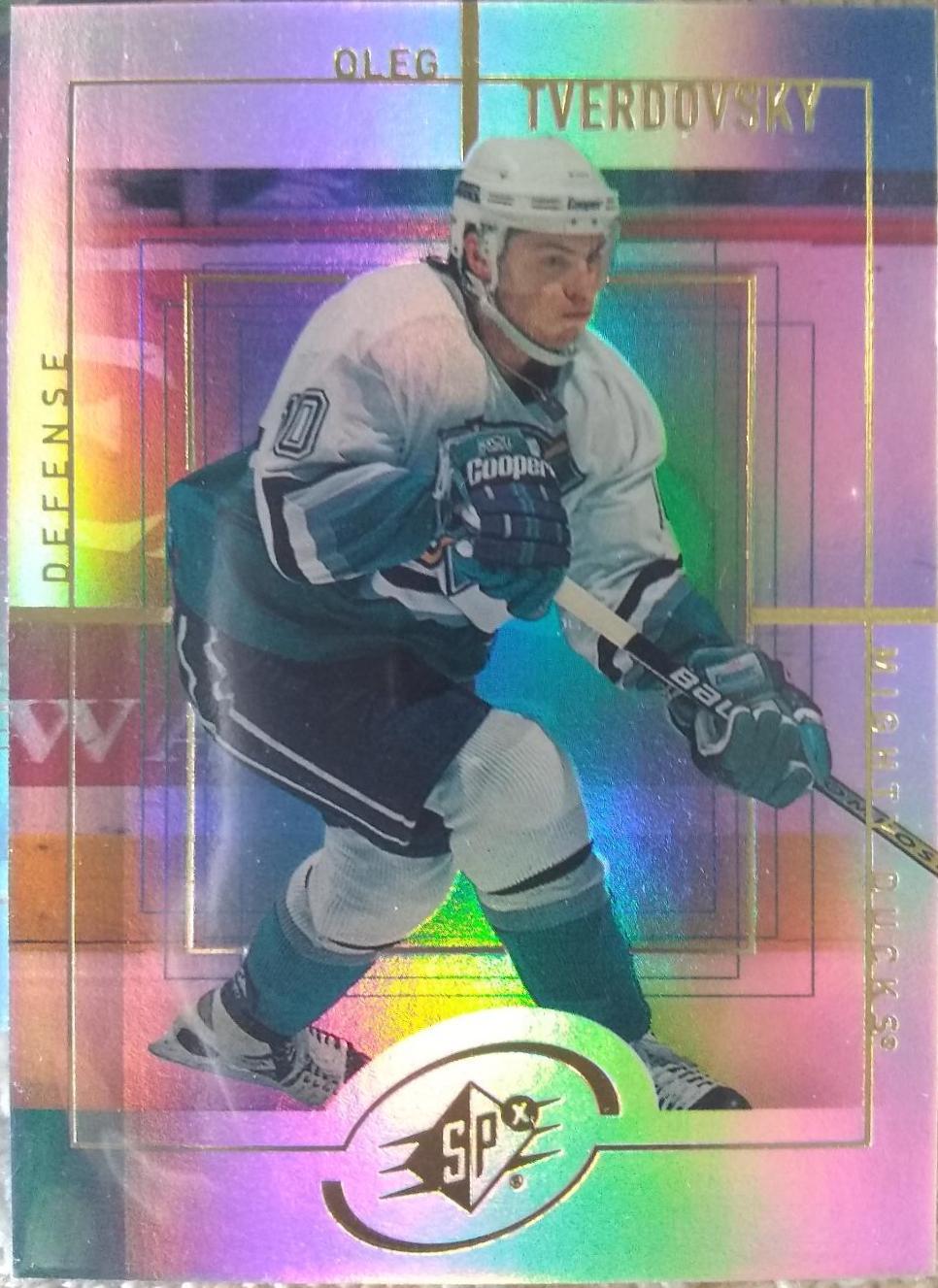 Oleg Tverdovsky #7 Hockey Cards 1999 SPx
