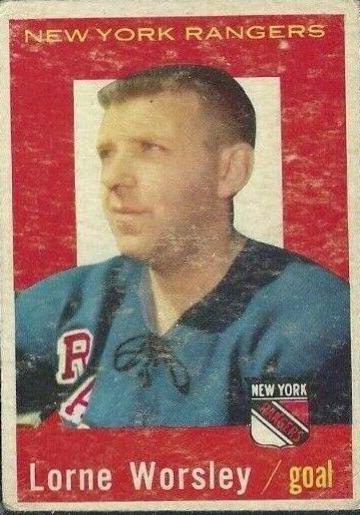 Gump Worsley #15 Hockey Cards 1959 Topps