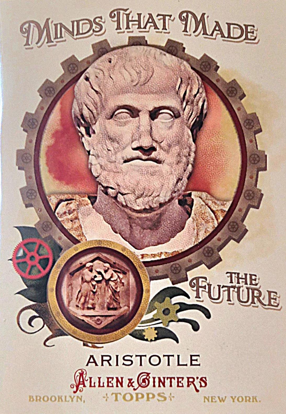 Aristotle #MMF36 2011 Topps Allen & Ginter Baseball Minds that Made the Future