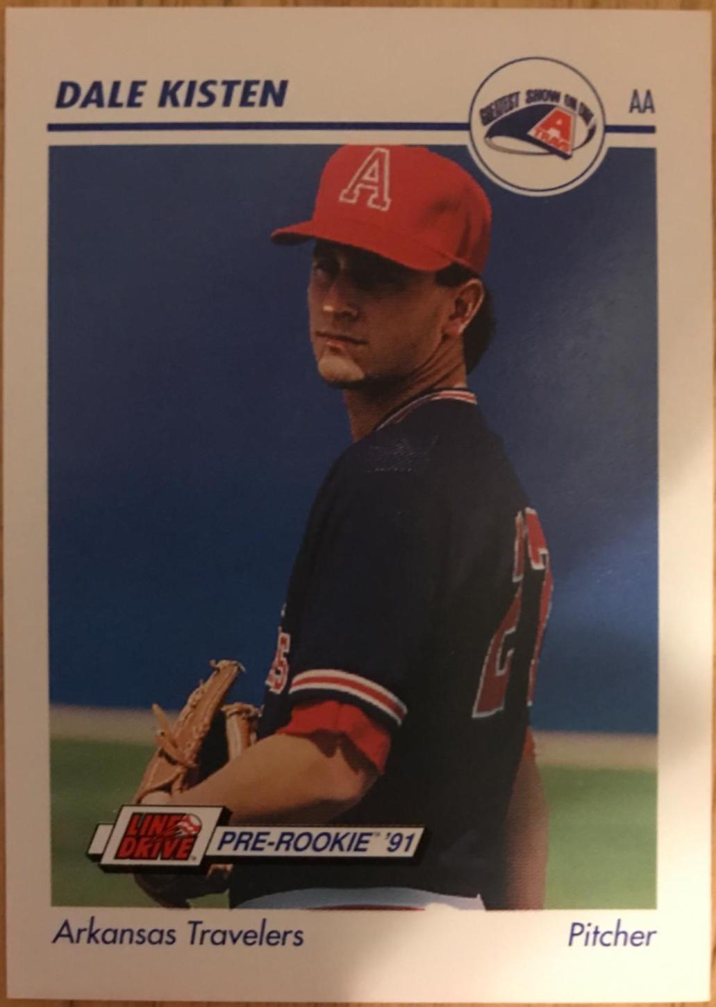 Dale Kisten #36 Baseball Cards 1991 Impel Line Drive Pre Rookie AA