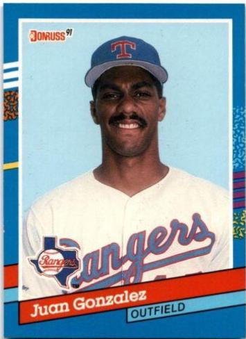 Juan Gonzalez #371 Baseball Cards 1991 Donruss