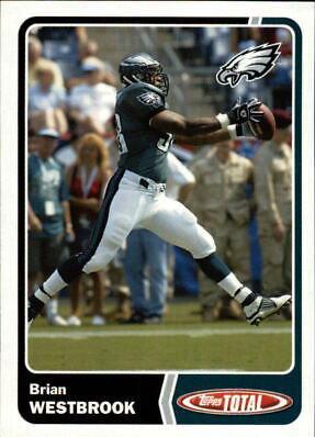 Brian Westbrook #24 Football Cards 2003 Topps Total