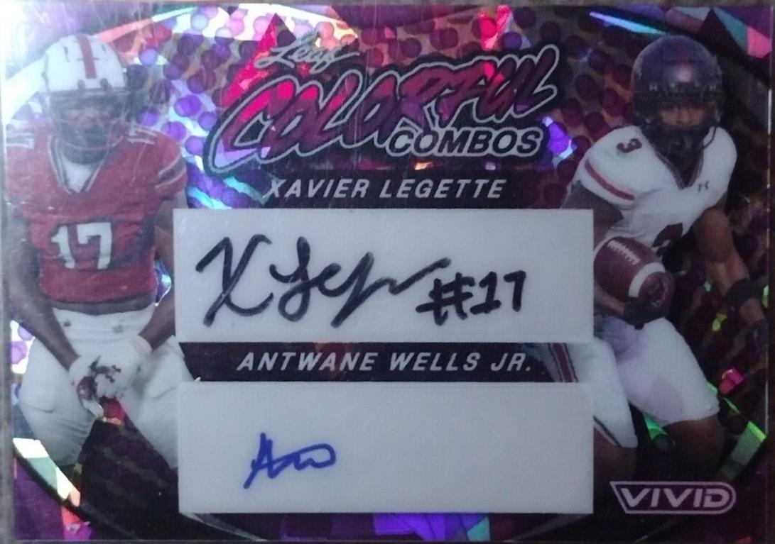 Xavier Legette / Antwane Wells Jr. [Purple Prismatic] #CCD-34
