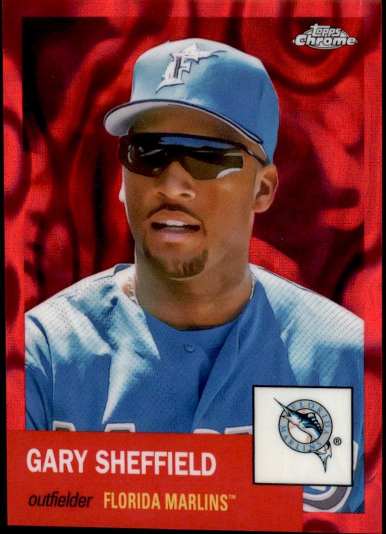 Gary Sheffield [Red Lava Refractor] #425