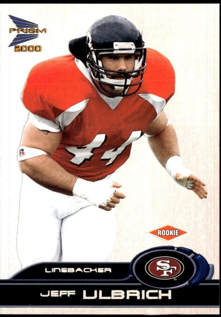 Jeff Ulbrich #187 2000 Pacific Prism Prospects Football
