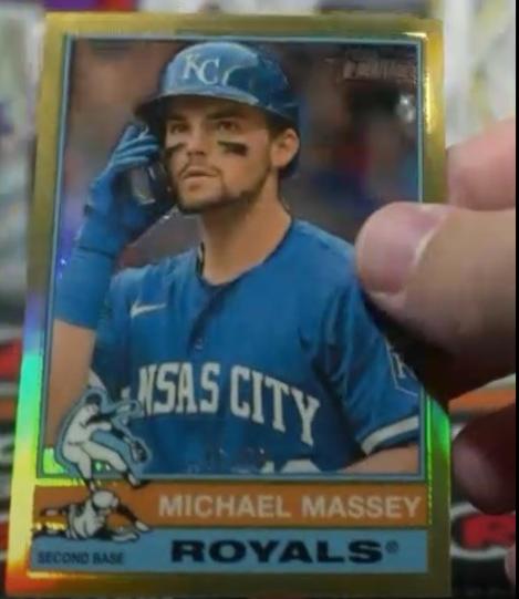 Michael Massey [Gold Chrome Variation] #99