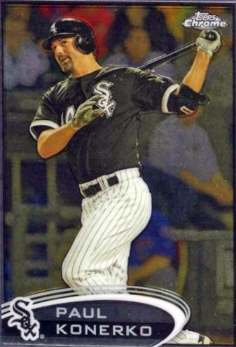Paul Konerko #55 2012 Topps Chrome Baseball