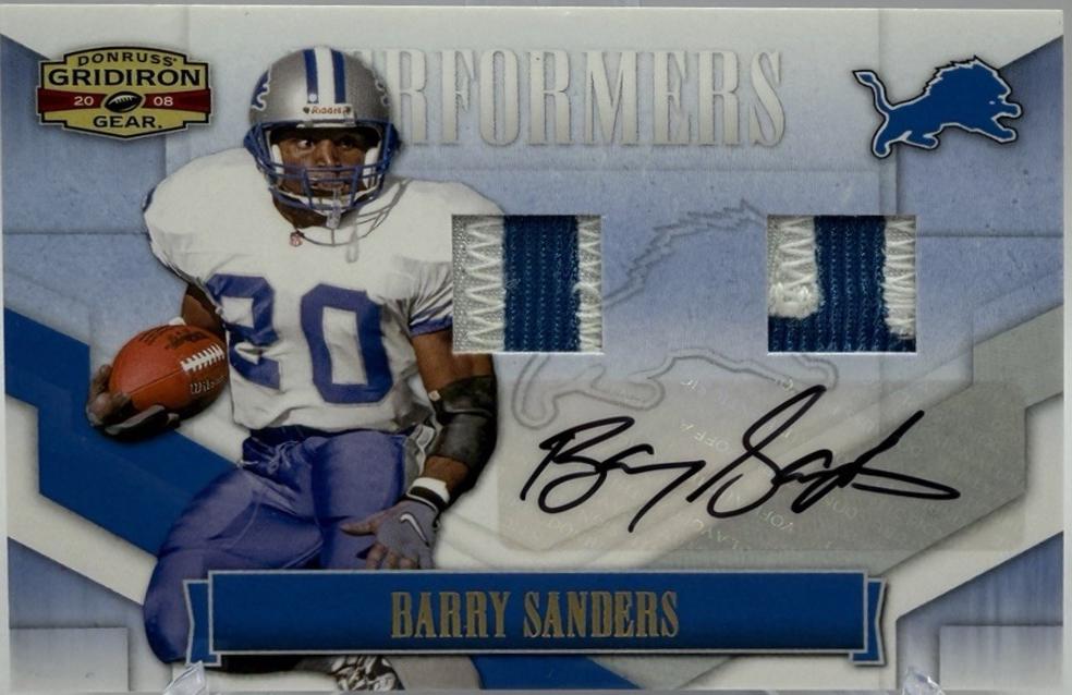 Barry Sanders [Jersey Autograph] #P-2
