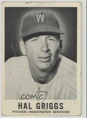 Hal Griggs #34 Baseball Cards 1960 Leaf