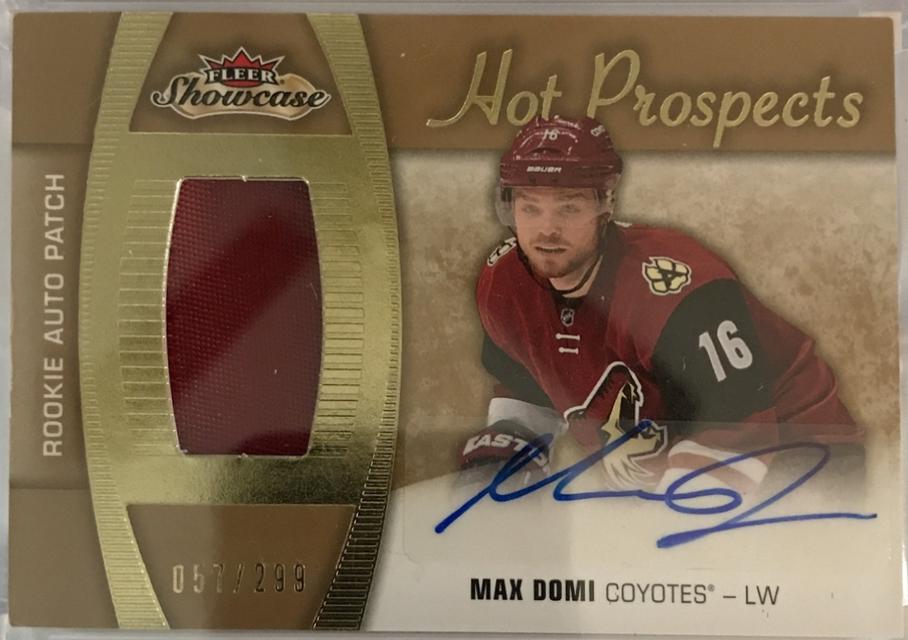 Max Domi #196 2015 Fleer Showcase Hockey