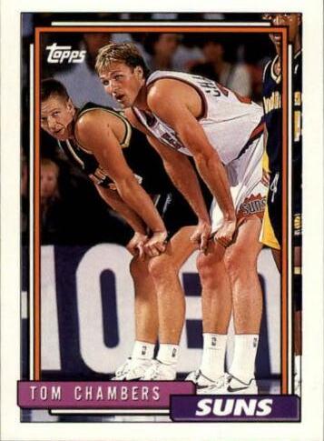 Tom Chambers #18 Basketball Cards 1992 Topps