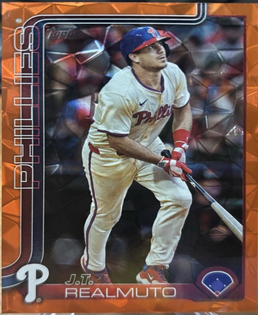 J.T. Realmuto [Orange Holo Foil] #625