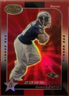 Jamal Lewis #224 2000 Leaf Certified Football