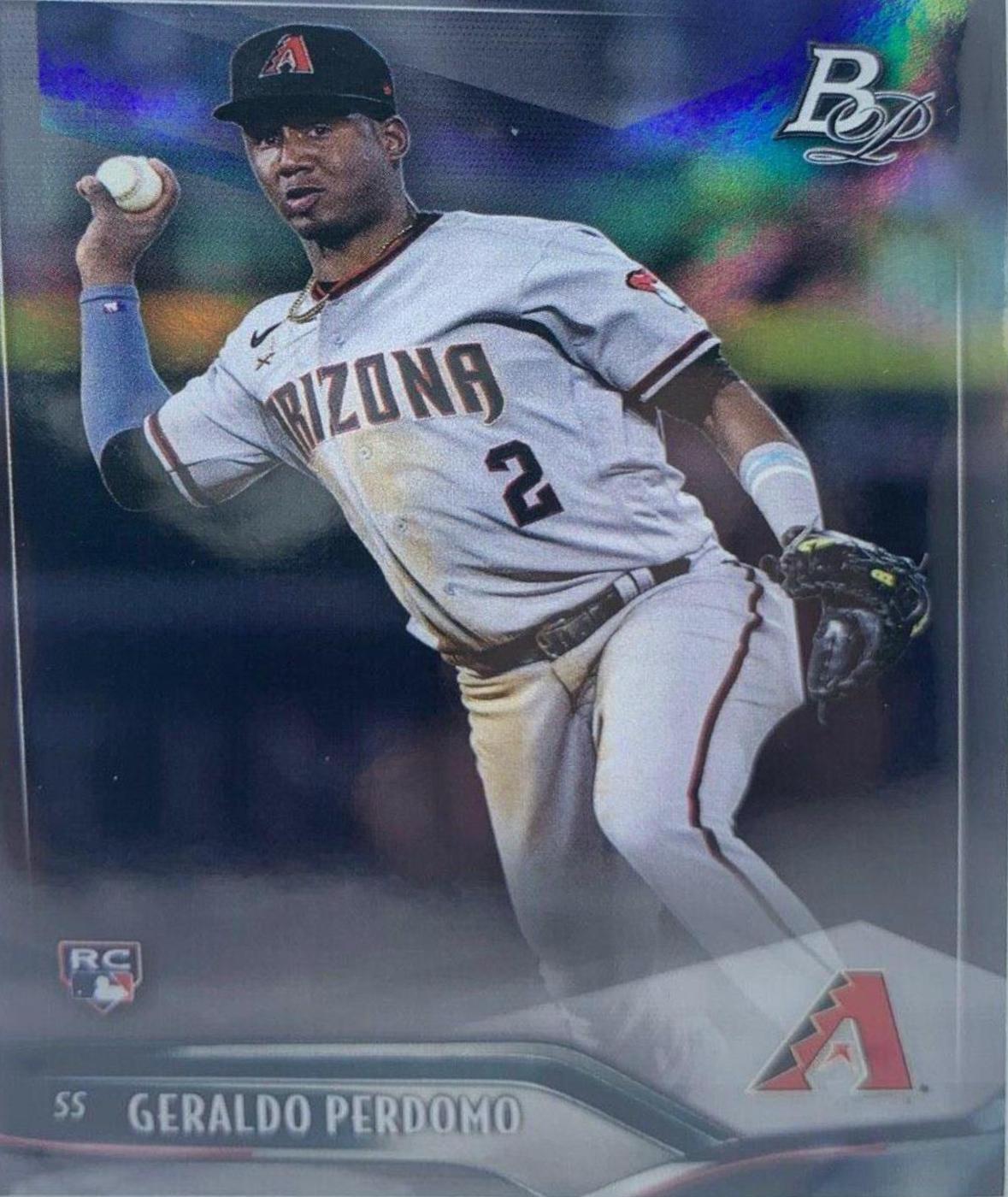 Geraldo Perdomo #2 Baseball Cards 2021 Bowman Platinum