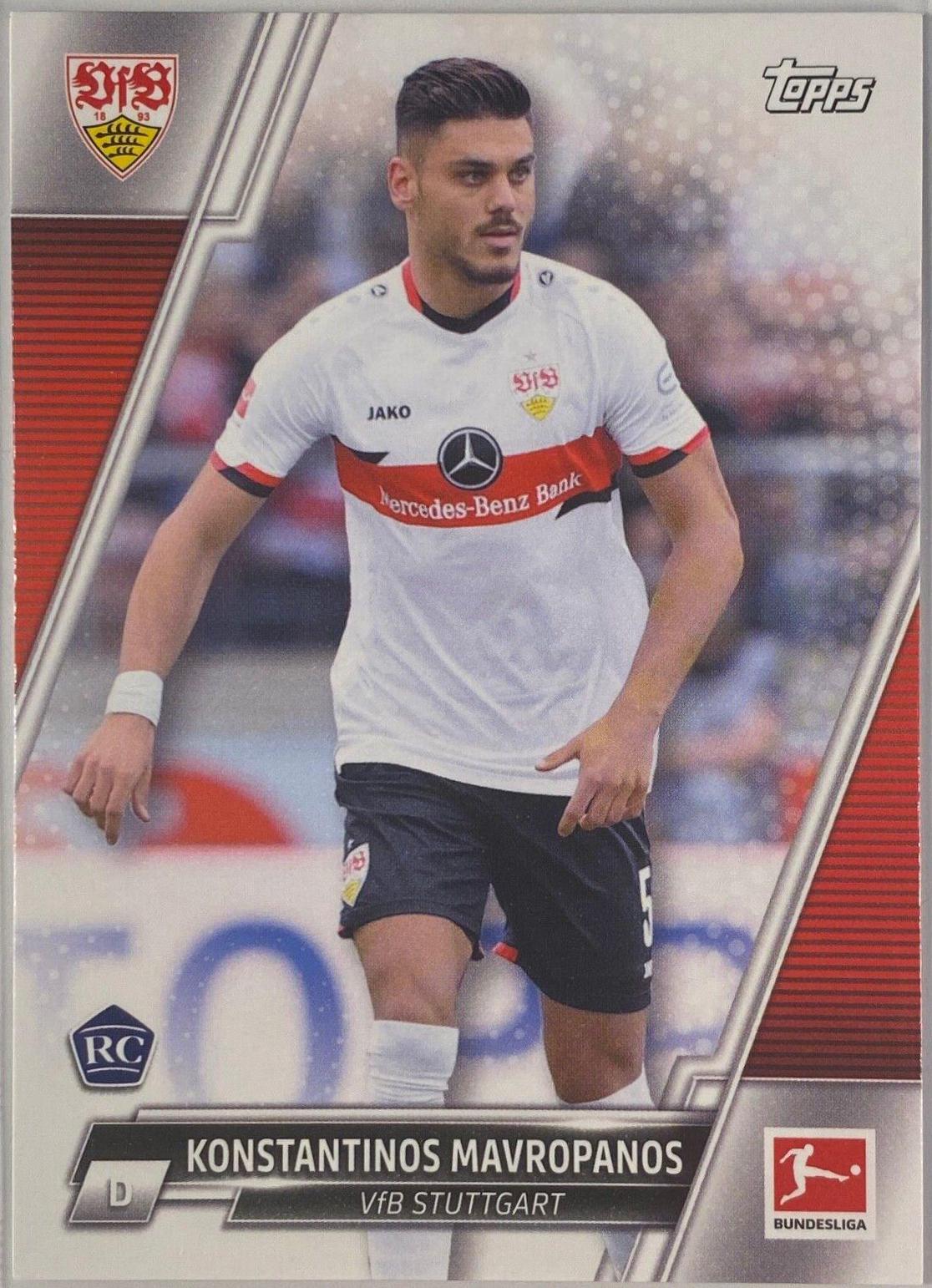 Konstantinos Mavropanos #167 Soccer Cards 2021 Topps Bundesliga