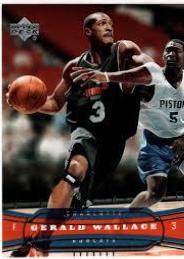 Gerald Wallace #20 Basketball Cards 2004 Upper Deck