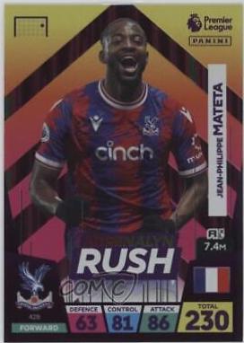 Jean Philippe Mateta #428 2022 Panini Adrenalyn XL Premier League
