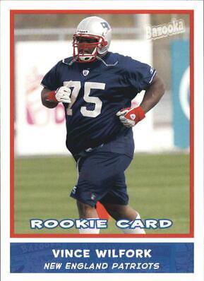 Vince Wilfork #171 2004 Bazooka Football