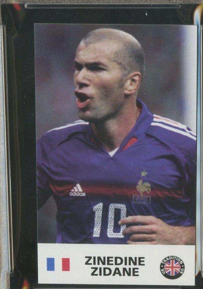 Zinedine Zidane Soccer Cards 2006 UK Traditions Football World Stars