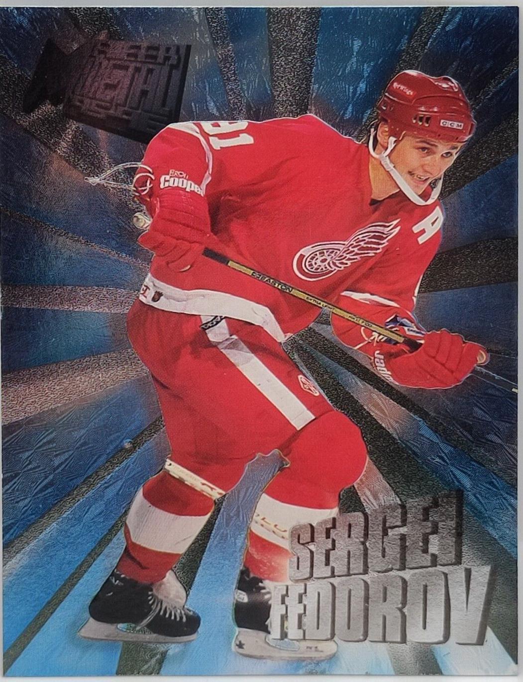 Sergei Fedorov #2 Hockey Cards 1995 Fleer Metal Heavy