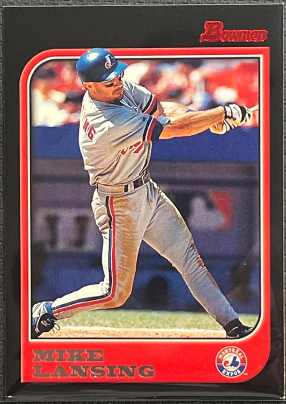 Mike Lansing #21 Baseball Cards 1997 Bowman