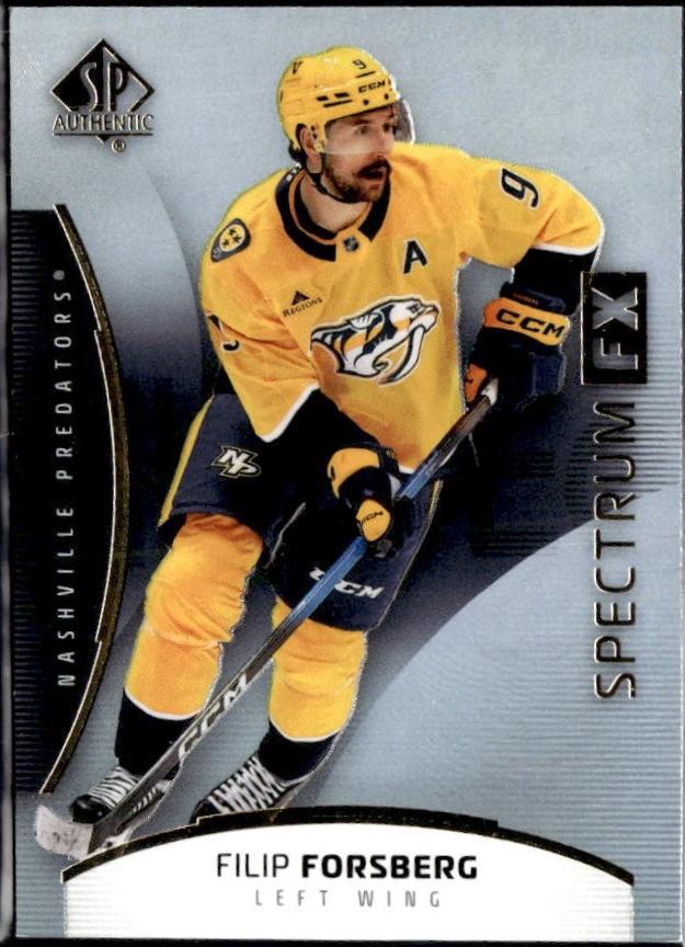 Filip Forsberg #S-8 2025-26 SP Authentic Hockey Spectrum FX