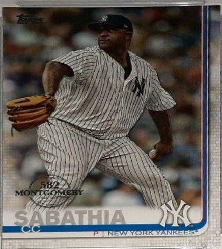 CC Sabathia #486 2019 Topps Complete Set Baseball