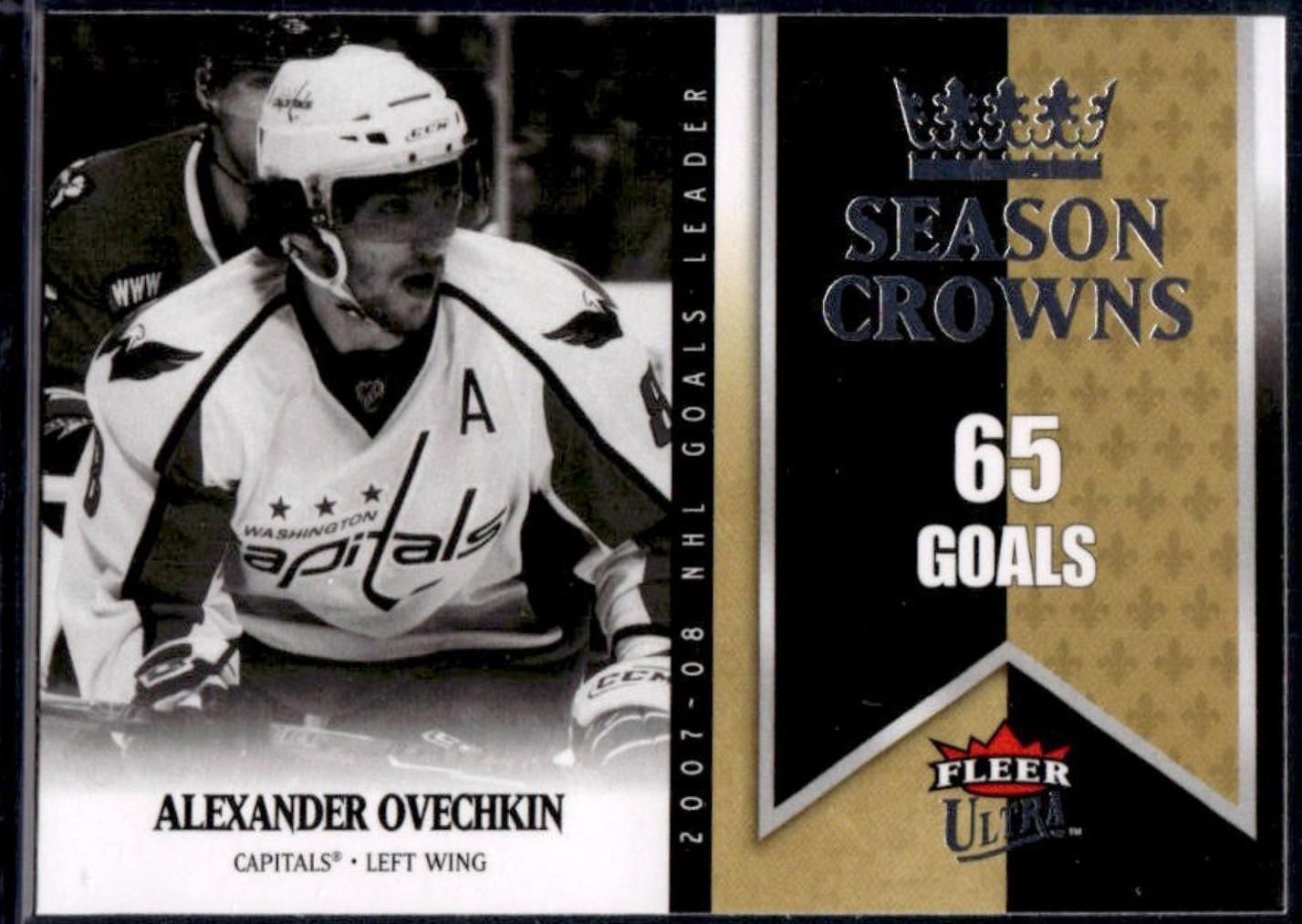 Alexander Ovechkin #SC1 2008 Ultra Season Crowns Hockey