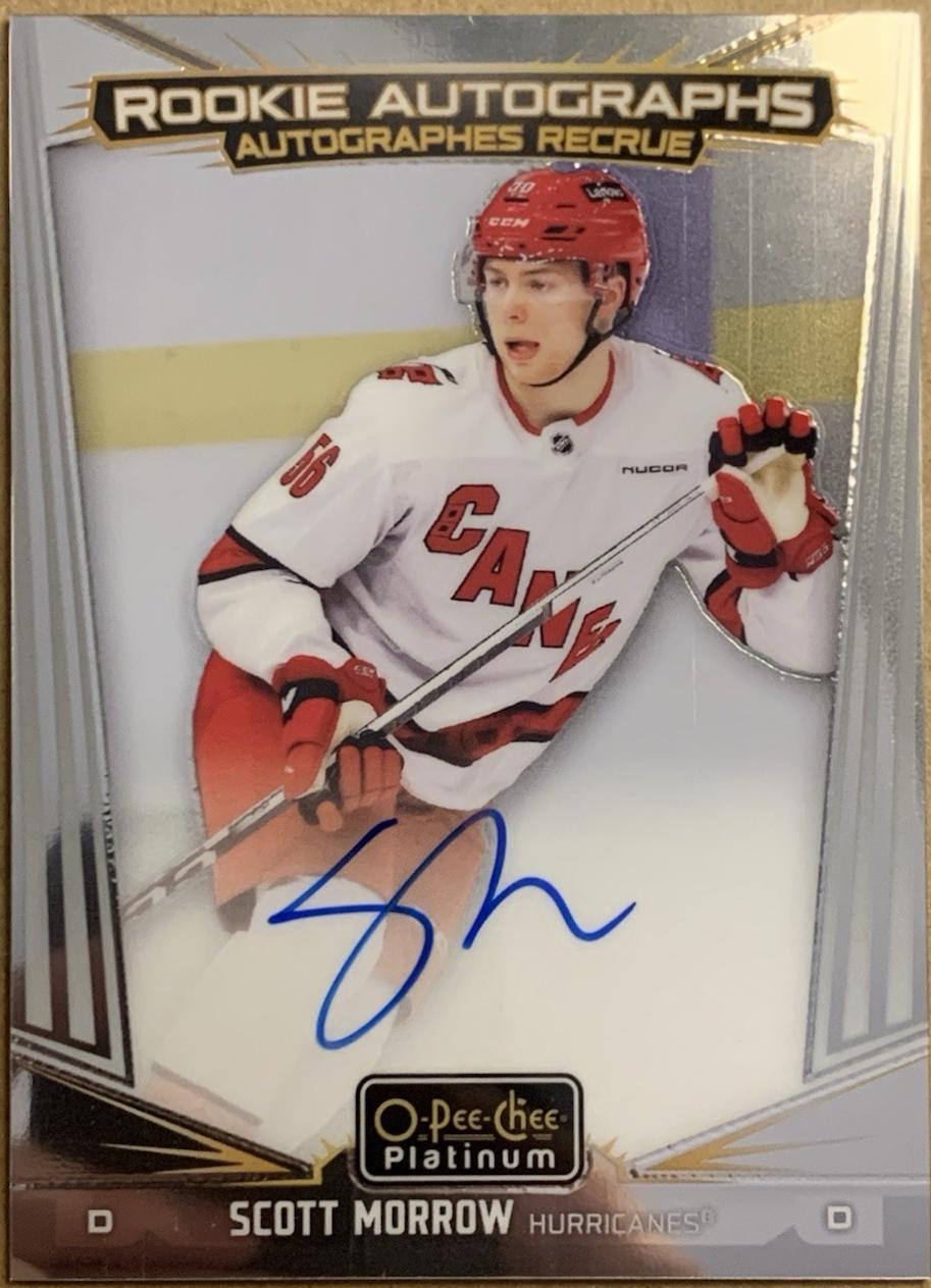 Scott Morrow #R-SM 2024-25 O-Pee-Chee Platinum Hockey Rookie Autographs