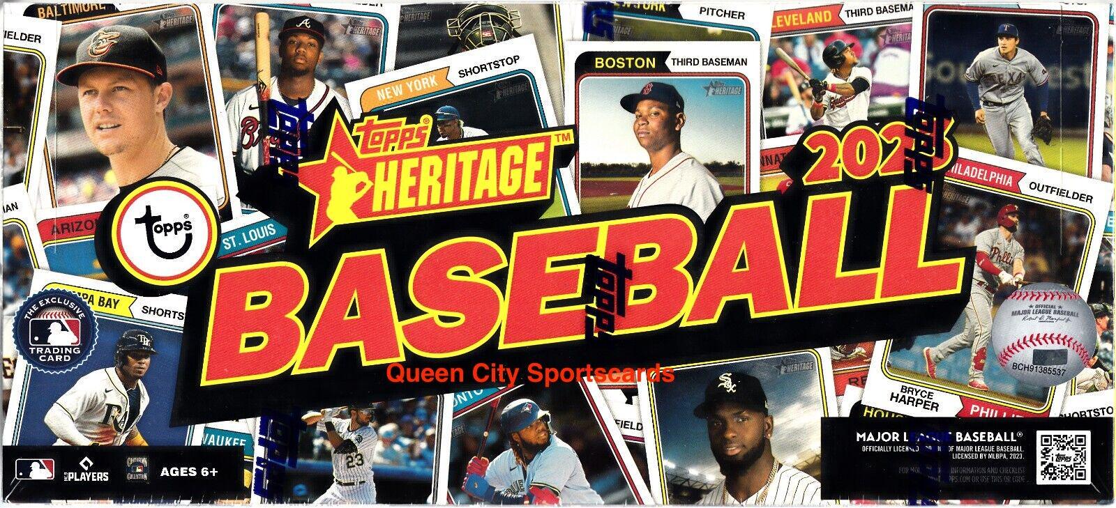 Hobby Box Baseball Cards 2023 Topps Heritage