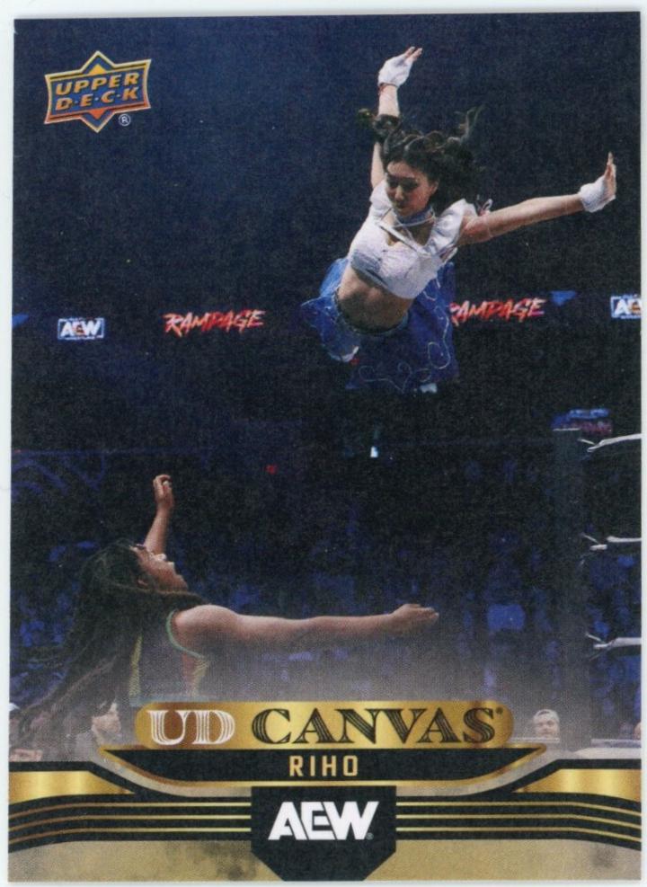 RIHO #C-26 Wrestling Cards 2025 Upper Deck AEW Canvas
