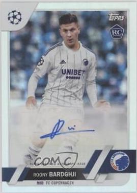 Roony Bardghji #A-RB Soccer Cards 2022 Topps UEFA Club Competitions Autographs