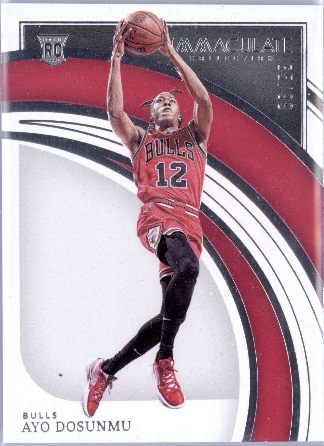 Ayo Dosunmu #68 2021-22 Panini Immaculate Collection Basketball